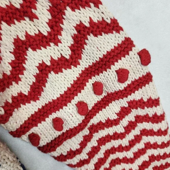 Vintage Renny Handknit Sweater Womens Small Nautical Fish Popcorn Knit 80s - Picture 3 of 7